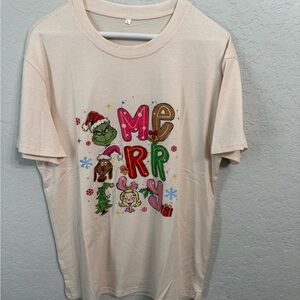 Kids Festive Graphic Tee - Cream